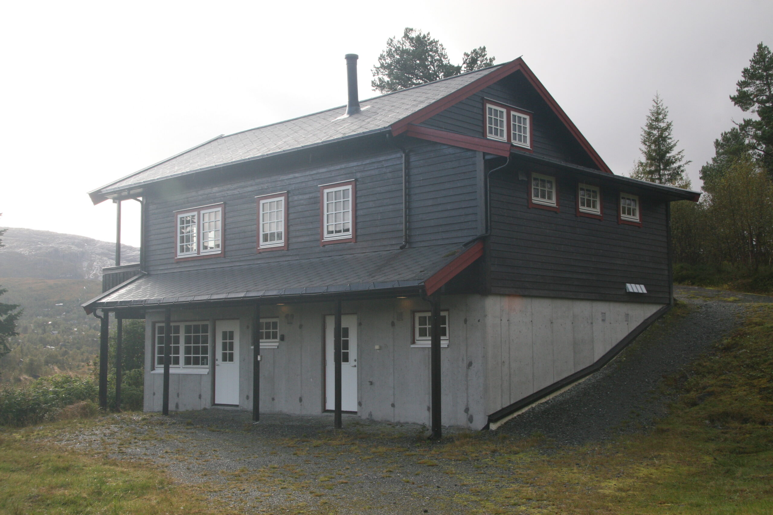 Den nyeste hytten stod ferdig i 2013
